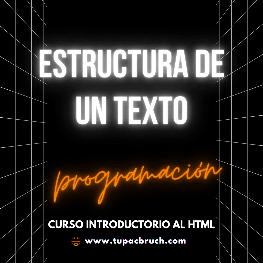 Estructura de un texto html