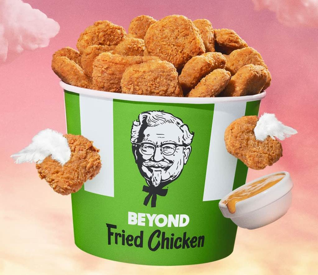 Beyond Meat y un Bucket de KFC