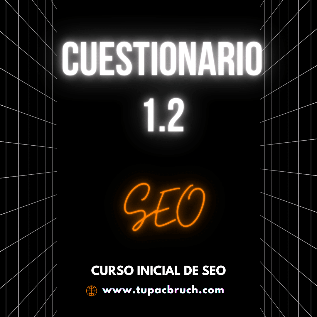 Cuestionario 1.2 de SEO