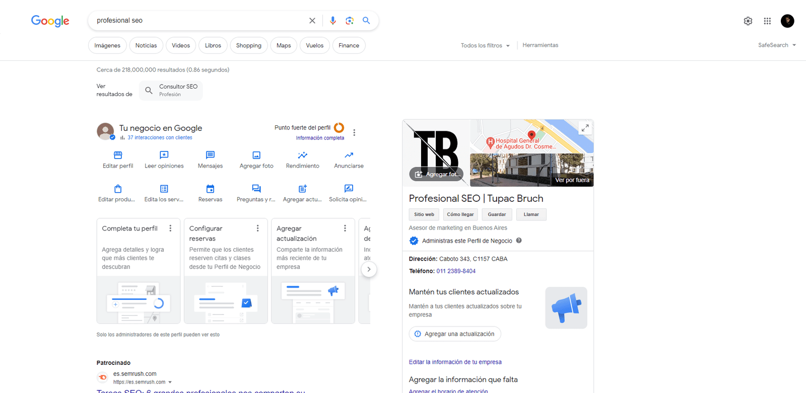 En mi guía de SEO te muestro de la importancia de tener tu empresa en Google Maps