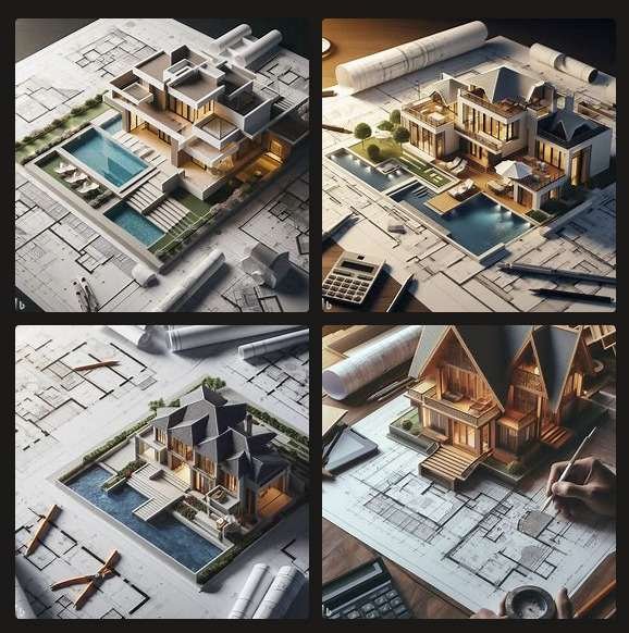 Prompt: "Create an architectural design of a [specific type of building e.g., ‘modern house’]."