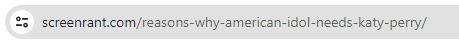 ejemplo de keyword en una url