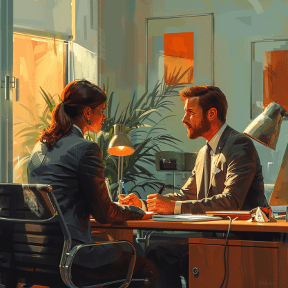 Entrevista Copywriter generado por TB Draw