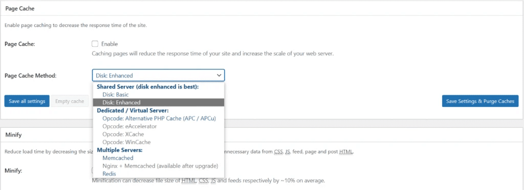 midiendo Interfaz Y Accesibilidad con wp-optimize