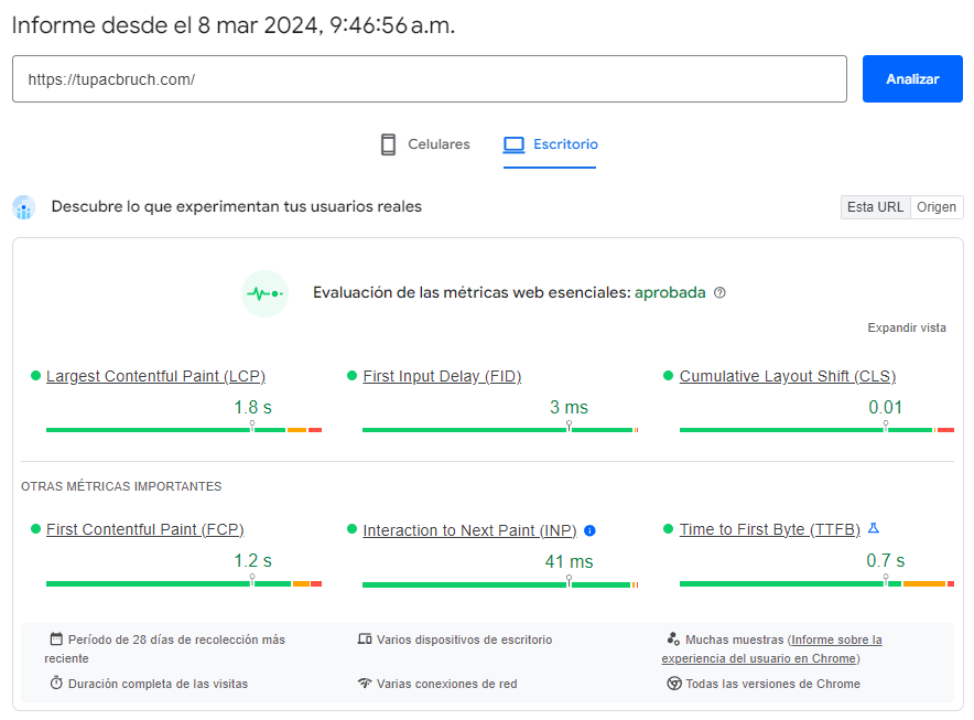 core web vitals y wp rocket desaprobado en mobile
