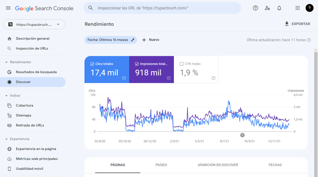 resultados de google discover